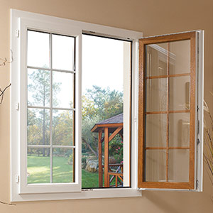 Testez les nouvelles fenêtres mixte bois/alu.