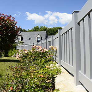 Modèle de clôture Eole pour rénovation de jardin.